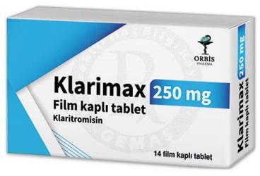 KLARIMAX 250 MG FİLM KAPLI TABLET (14 TABLET)