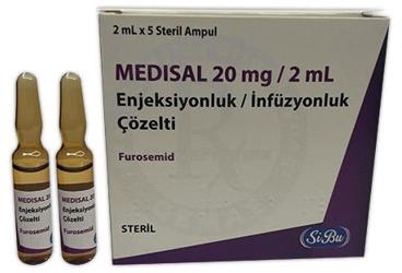 MEDISAL 20 MG/2 ML ENJEKSIYONLUK/INFUZYONLUK COZELTI (5 AMPUL)