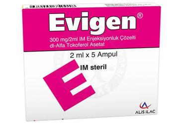 EVIGEN 300 MG/2 ML IM ENJEKSIYONLUK COZELTİ (5 ADET)