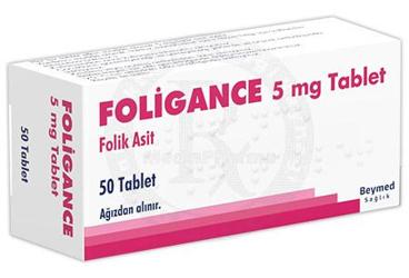 FOLIGANCE 5 MG TABLET (50 TABLET)