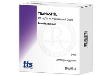 TRANASITIL 250 MG/2,5 ML IM/IV ENJEKSIYONLUK COZELTI