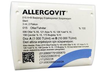 ALLERGOVIT 015 A+B BASLANGIC ENJEKSIYONLUK SUSPANSIYON