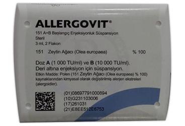 ALLERGOVIT 151 A + B BASLANGIC ENJEKSIYONLUK SUSPANSIYON (1 + 1 ADET)