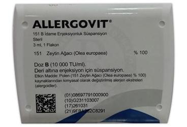 ALLERGOVIT 151 B IDAME ENJEKSIYONLUK SUSPANSIYON (1 ADET)