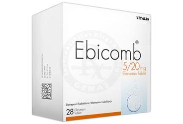 EBICOMB 5 MG / 20 MG 28 EFERVESAN TABLET