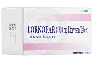LORNOPAR 8/300 MG 20 EFERVESAN TABLET