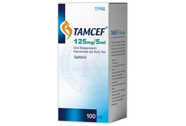 TAMCEF 125 MG / 5ML SUSPANSIYON HAZIRLAMAK ICIN KURU TOZ