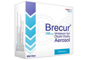 BRECUR 100 MCG INHALASYON ICIN OLCULU DOZLU AEROSOL 200 DOZ