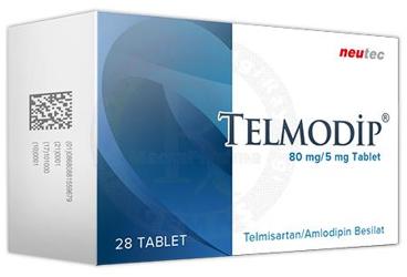 TELMODIP 80 MG/5 MG 28 TABLET