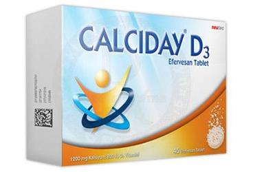 CALCIDAY D3 1200 MG/800 IU 45 EFERVESAN TABLET