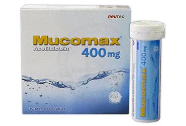 MUCOMAX 400 MG 30 EFERVESAN TABLET