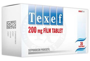 TEXEF 200 MG 20 FILM TABLET