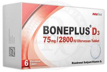 BONEPLUS D3 75 MG/2800 IU 6 EFERVESAN TABLET
