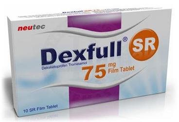 DEXFULL SR 75 MG 10 FILM TABLET