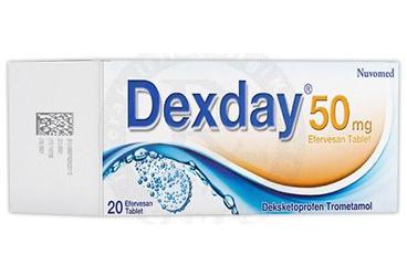 DEXDAY 50 MG 20 EFERVESAN TABLET