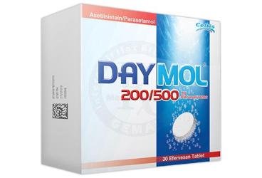 DAYMOL 200/500 MG 30 EFERVESAN TABLET