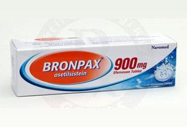 BRONPAX 900 MG 20 EFERVESAN TABLET