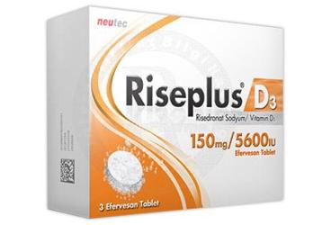 RISEPLUS D3 150 MG/5600 IU 3 EFERVESAN TABLET