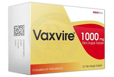 VAXVIRE 1000 MG 21 FILM KAPLI TABLET