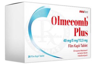 OLMECOMB PLUS 40 MG /5 MG /12,5 MG FILM KAPLI TABLET (28 TABLET)