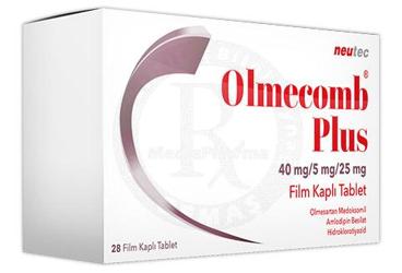 OLMECOMB PLUS 40 MG /5 MG /25 MG FILM KAPLI TABLET (28 TABLET)