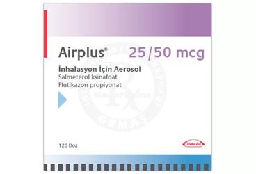 INHAFIX 25/50 MCG INHALASYON ICIN OLCULU DOZLU AEROSOL 120 DOZ