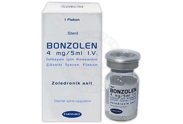 BONZOLEN 4 MG / 5 ML IV INFUZYON ICIN KONSANTRE COZELTI ICEREN FLAKON
