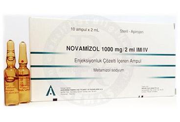 NOVAMIZOL 1000 MG/2 ML IM/IV ENJEKSIYON ICIN COZELTI ICEREN 10 AMPUL