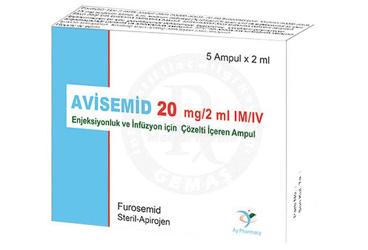 AVISEMID 20MG/2 ML IM/IV ENJ. VE INF. ICIN  COZ. ICEREN 5 AMPUL
