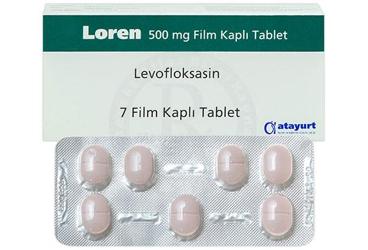 LOREN 500 MG 7 FILM TABLET