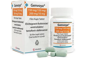 GENVOYA 150 MG/150 MG/200 MG/10 MG 30 FILM TABLET