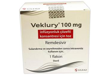 VEKLURY 100 MG INFUZYONLUK COZELTI KONSANTRESI ICIN TOZ (1 FLAKON)