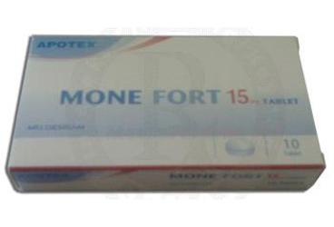 MONE FORT 15 MG 10 TABLET