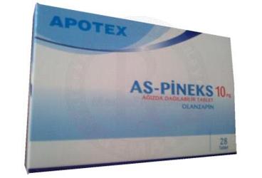 AS-PINEKS 10 MG 28 AGIZDA DAGILABILIR TABLET