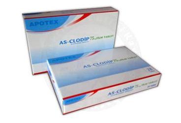 AS-CLODIP 75 MG 28 FILM TABLET