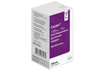 CECLOR 125 MG ORAL SUSPANSIYON ICIN GRANUL
