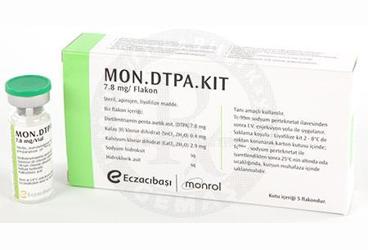 MON.DTPA KIT 35 MG IV ENJEKSIYON ICIN LIYOFILIZE TOZ ICEREN FLAKON (5 FLAKON)