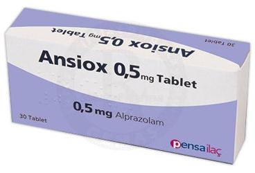 ANSIOX 0,5 MG 30 TABLET