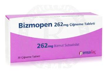 BIZMOPEN 262 MG 30 CIGNEME TABLETI