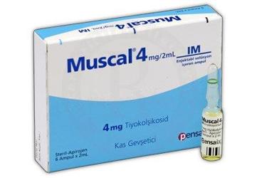 MUSCAL 4 MG/2 ML ENJEKTABL SOLUSYON ICEREN 6 AMPUL