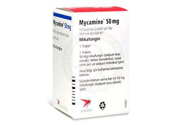 MYCAMINE 50 MG INFUZYONLUK COZELTI ICIN TOZ 1 FLAKON