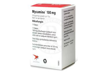 MYCAMINE 100 MG INFUZYONLUK COZELTI ICIN TOZ 1 FLAKON