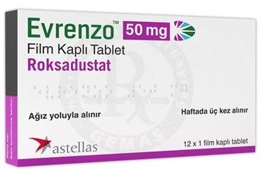 EVRENZO 50 MG FILM KAPLI TABLET (12 ADET)