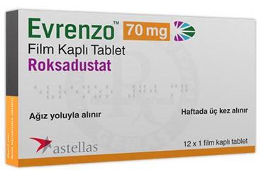 EVRENZO 70 MG FILM KAPLI TABLET (12 ADET)