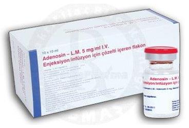 ADENOSIN-L.M. 5 MG/ML ENJ/INF. ICIN COZ. ICEREN 10 ML 10 FLAKON