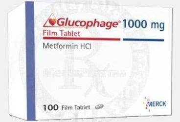 GLUCOPHAGE 1000 MG 100 FILM TABLET