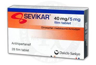 SEVIKAR 40/5 MG 28 FILM TABLET