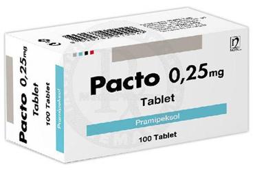 PACTO 0,25 MG 100 TABLET