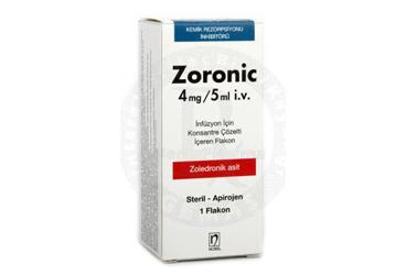 ZORONIC 4 MG/5 ML IV INFUZYON ICIN KONSANTRE COZELTI ICEREN FLAKON
