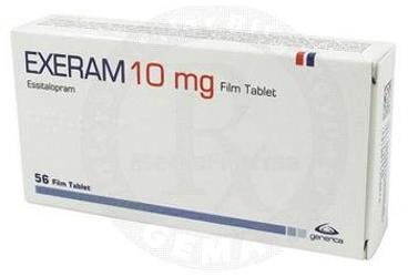 EXERAM 10 MG 56 FILM TABLET